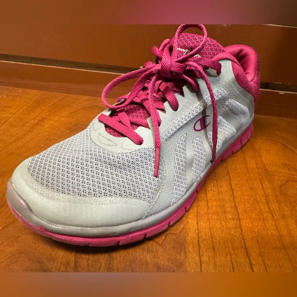 Champion Women's Athletic Shoes in Gray and Pink - Image 6