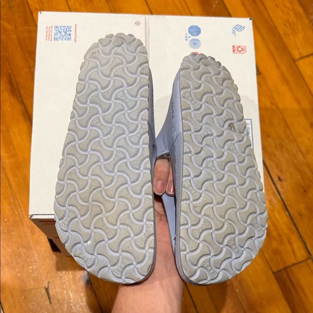 Birkenstock Women's Light Blue Sandals - Image 5