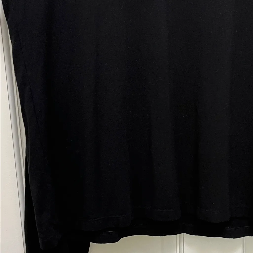 J. Crew Black Label Black Long Sleeve Stretchy Shirt - Size XL - Image 9