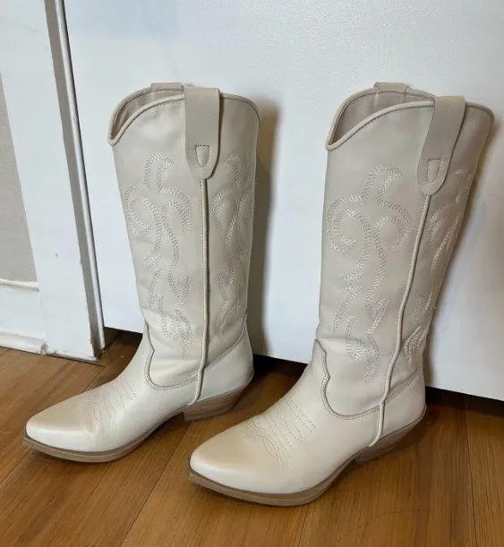 Steve Madden  Windie West Cowboy Boots - Image 5