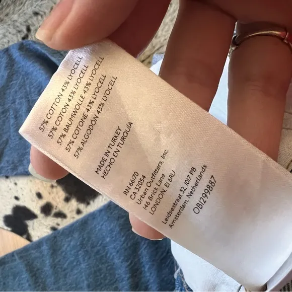 WE THE FREE Free People Distressed Straight Leg Cut‎ Off Jeans Size 32 - Image 3