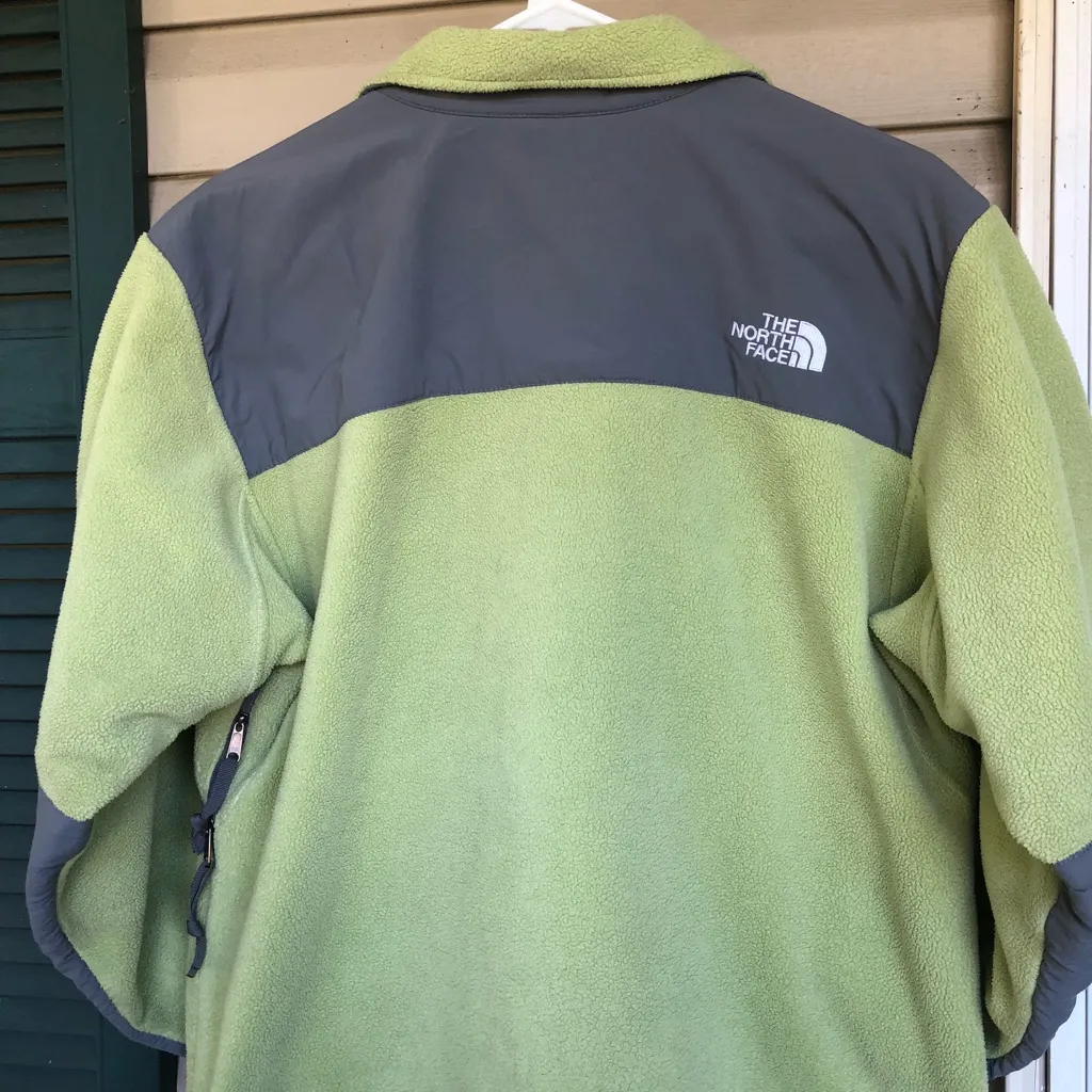 Green and gray the north face Denali Coat - Image 7