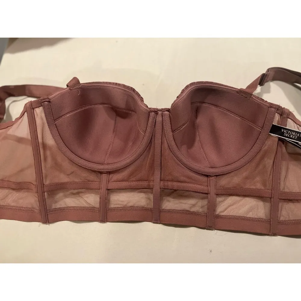 Victorias Secret Very Sexy Satin Bustier Corset Bra 34D - Image 6
