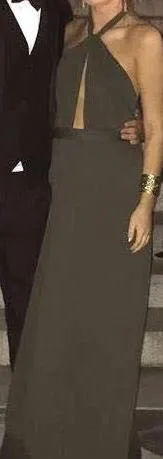 Lulus Olive Halter Maxi Dress - Image 3