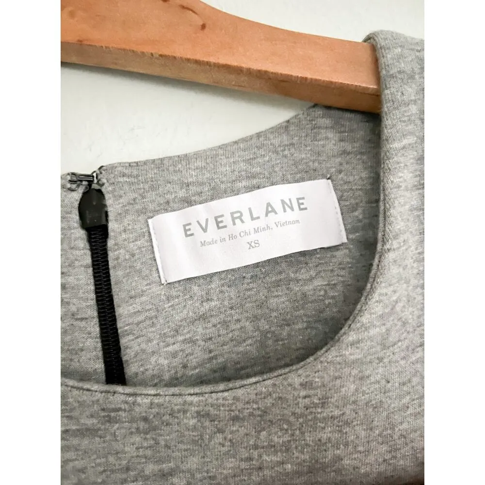 Everlane | Thick Scuba Knit Relaxed Fit Tunic Dress | Gray | Sz XS | NWOT - Image 4