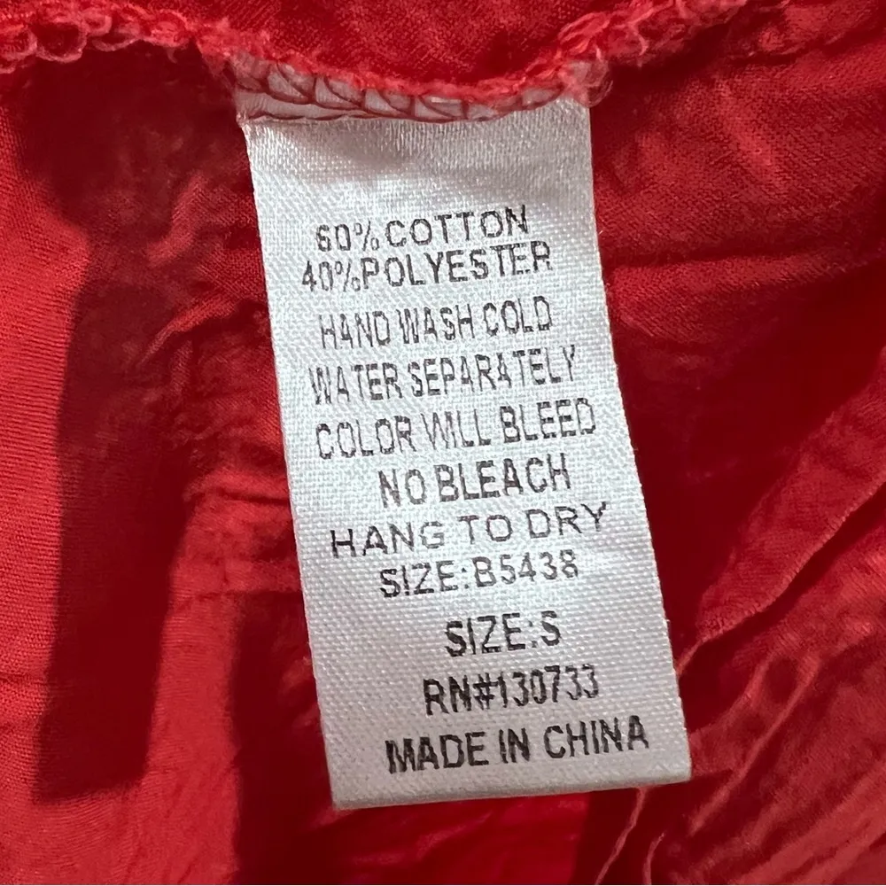 Umgee lightweight cotton blend boho shift dress size small - Image 7