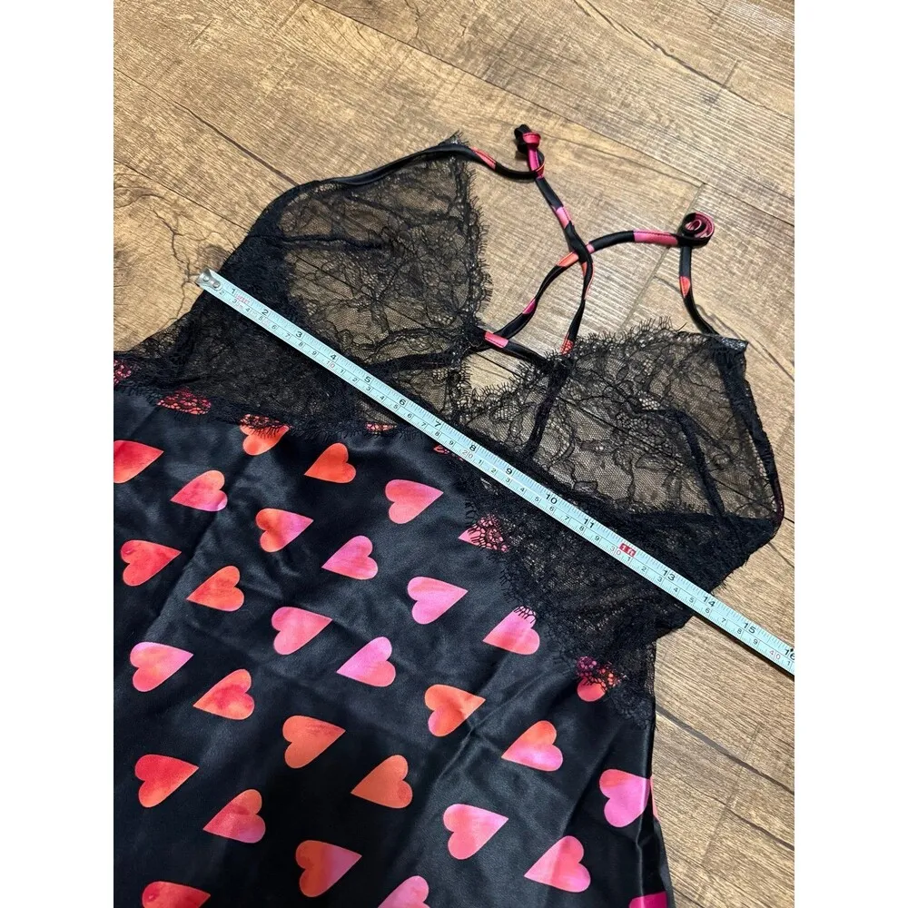 NEW Victoria’s Secret Valentines hearts babydoll slip - Image 6