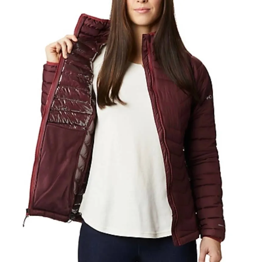 Columbia NEW Burgundy Puffer Jacket Powder Lite Jacket XS NWT‎ - Image 4