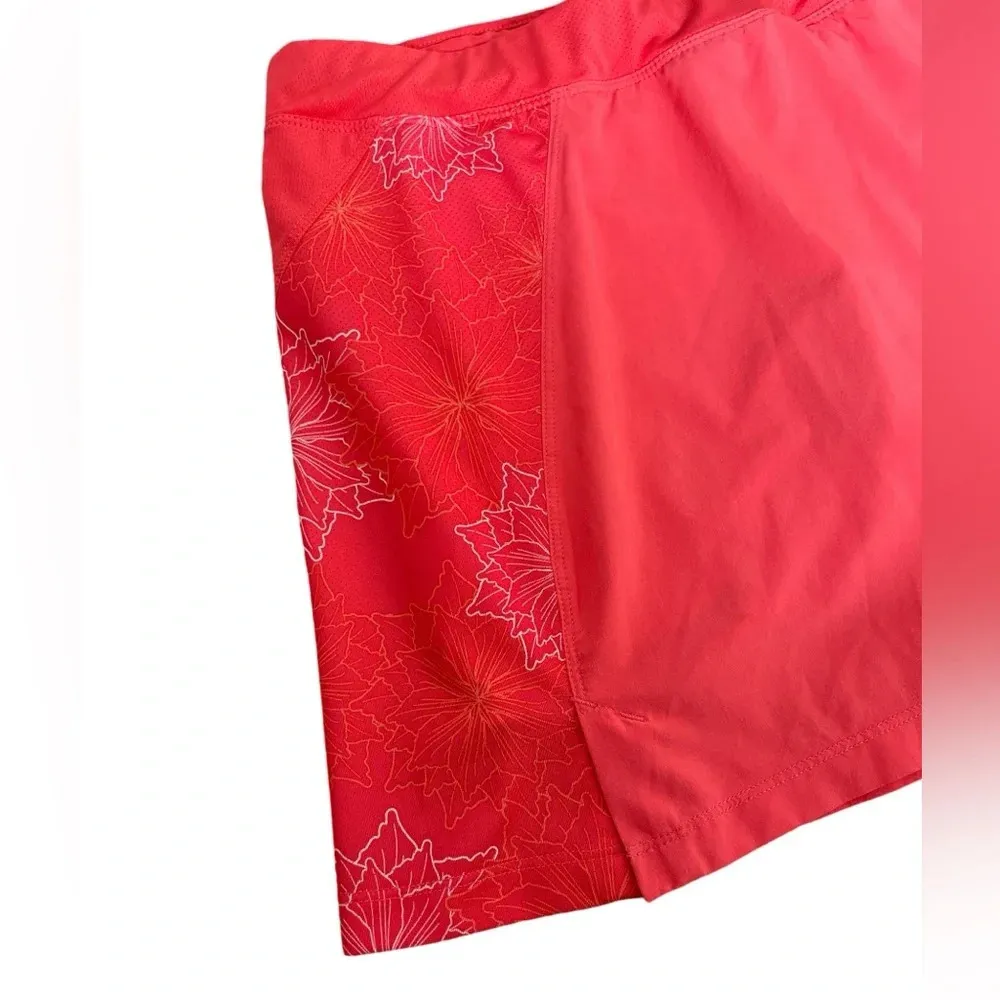 Ladies The North Face Salmon Print Athletic Skort, Flight Series Size Medium - Image 2
