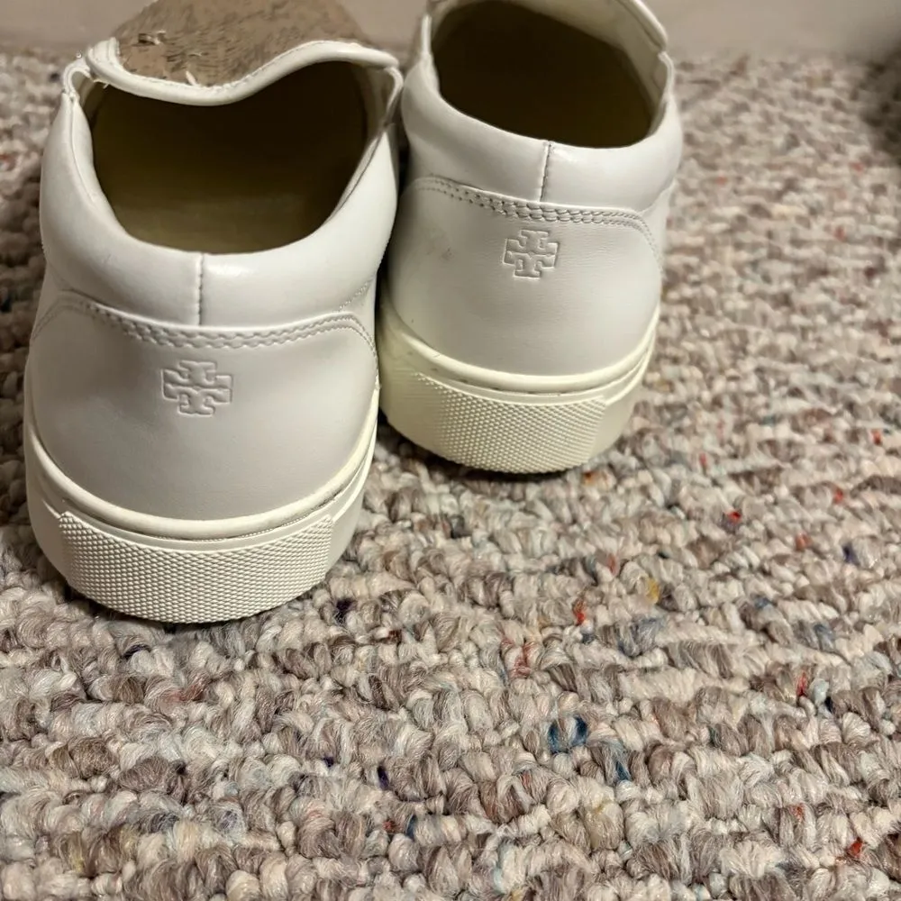 Tory Burch Carter Slip On Flip Sequins Gold Sneaker- Size 9 - Image 9