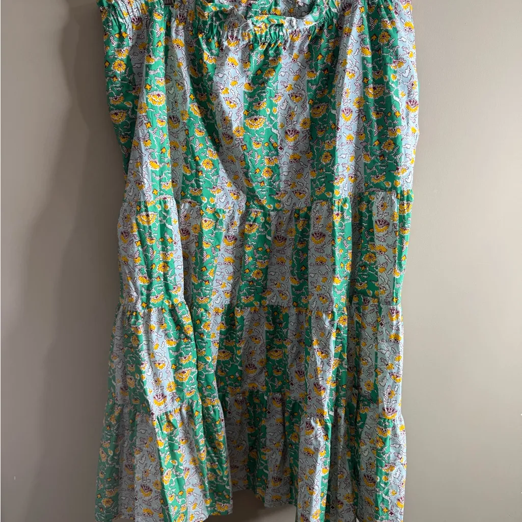 Rhode x target tiered maxi skirt size 1x Green - Image 2
