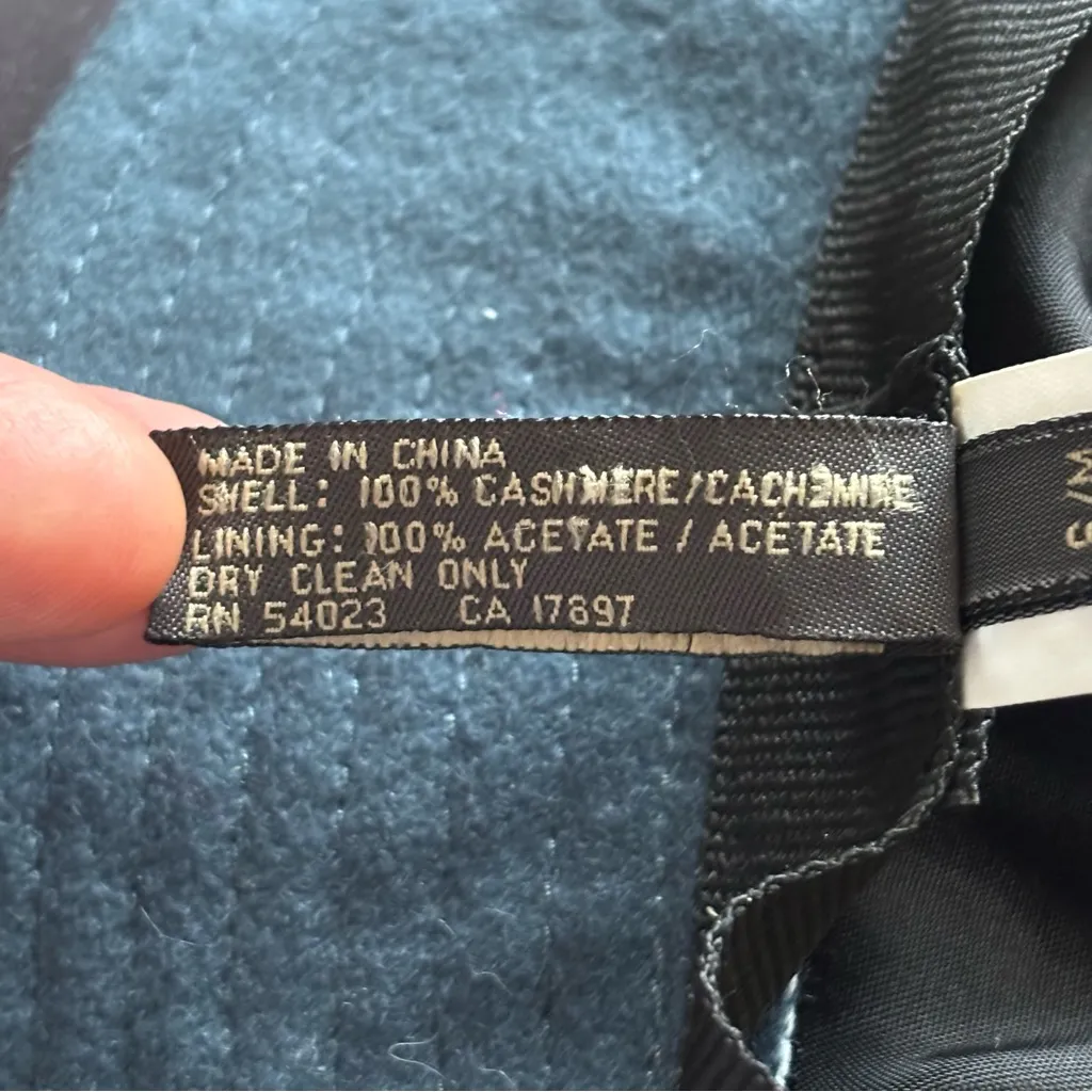 Banana Republic Cashmere Bucket Hat Blue Made in China Size S/M - Image 5