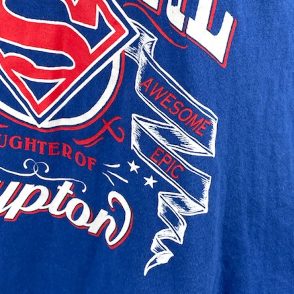 DC Comics  Supergirl Tank Top Blue Size Small - Image 6