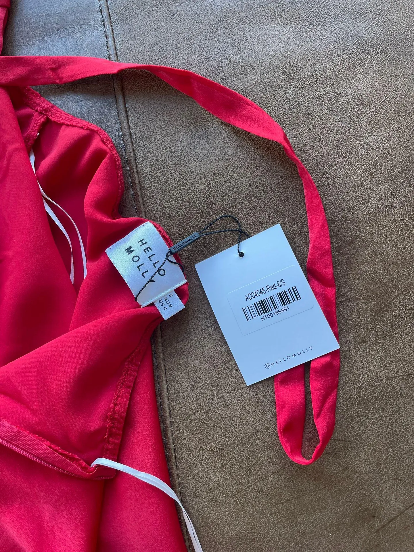 Hello Molly Angelic Way Dress Red S - Image 4