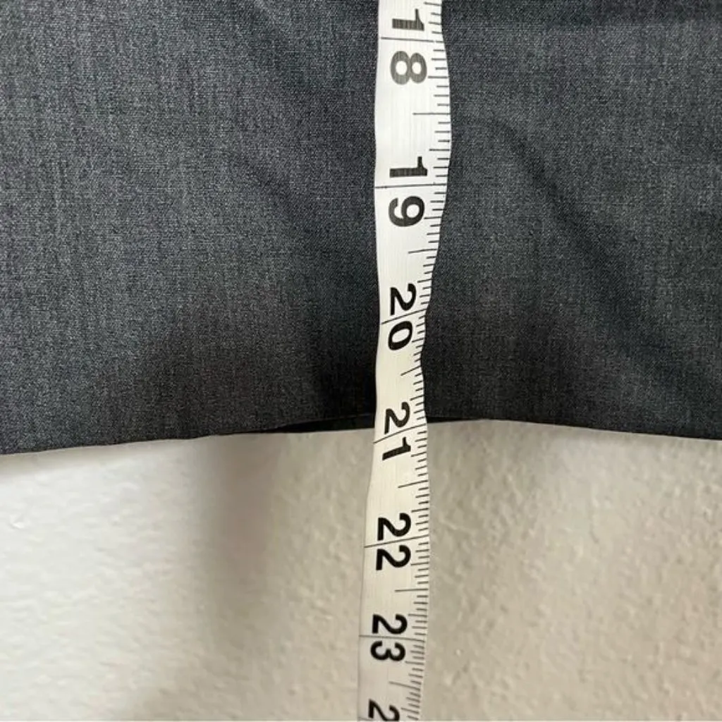 H&M womens 10 charcoal gray business pencil skirt office siren career wear size - Image 7