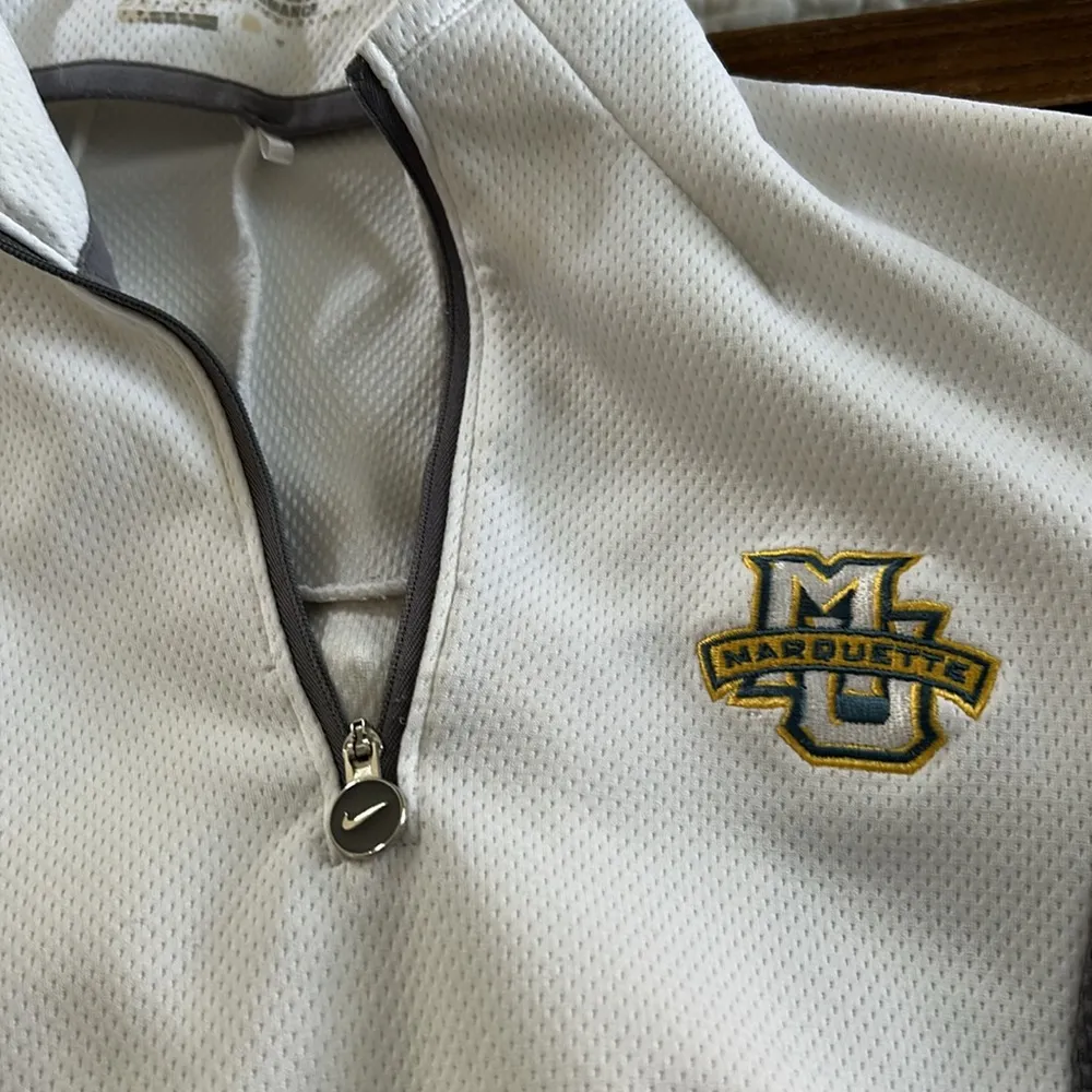 Women’s Marquette University Quarter Zip Nike Golf Tour Performance Shirt - Image 8