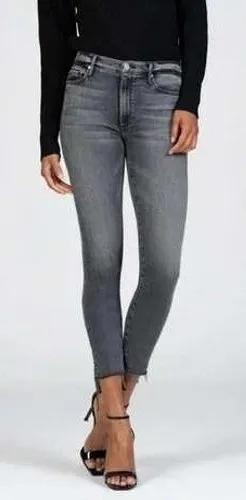 Black Orchid Carmen Liquify Jeans Women Size 25 Cropped Skinny Italian Denim y2k - Image 1