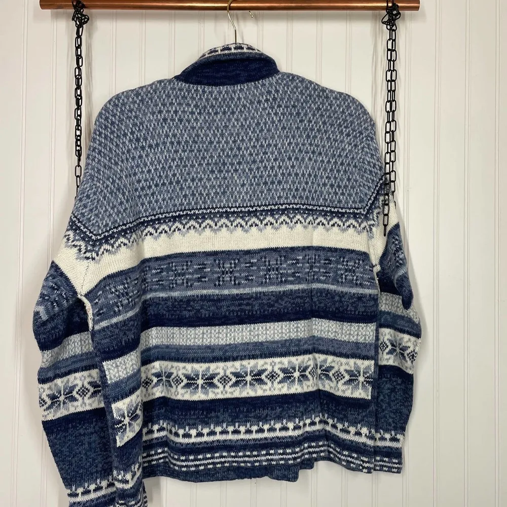 Tiara International Ugly Christmas Cardigan Sweater Full Zip Snowman Size XL - Image 2