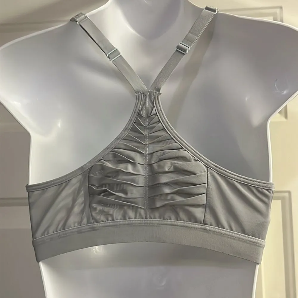 Knockout by Victoria Sport Pale Green/Gray Double Closure Razorback Bra-34C - Image 12