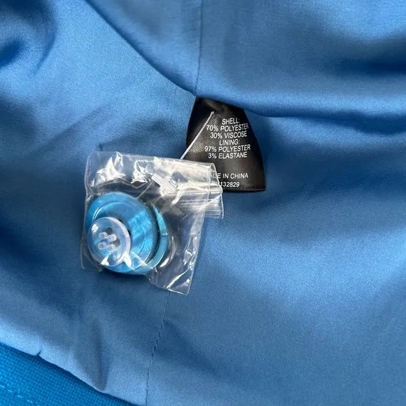 NWT‎ Dundas x Revolve Turquoise Blue Grace Blazer Jacket XL - Image 9