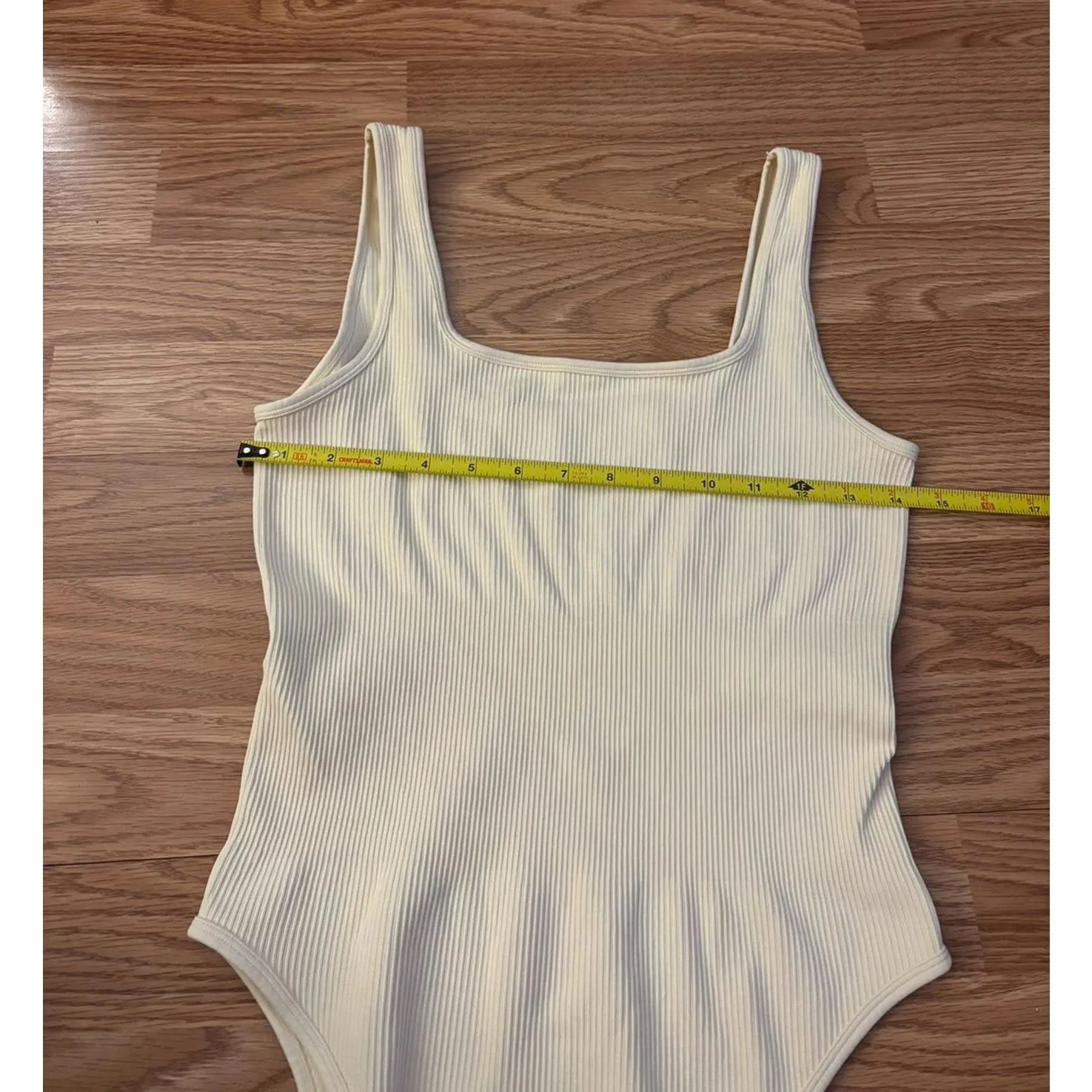 OQQ Bodysuit Size Large White - Image 3