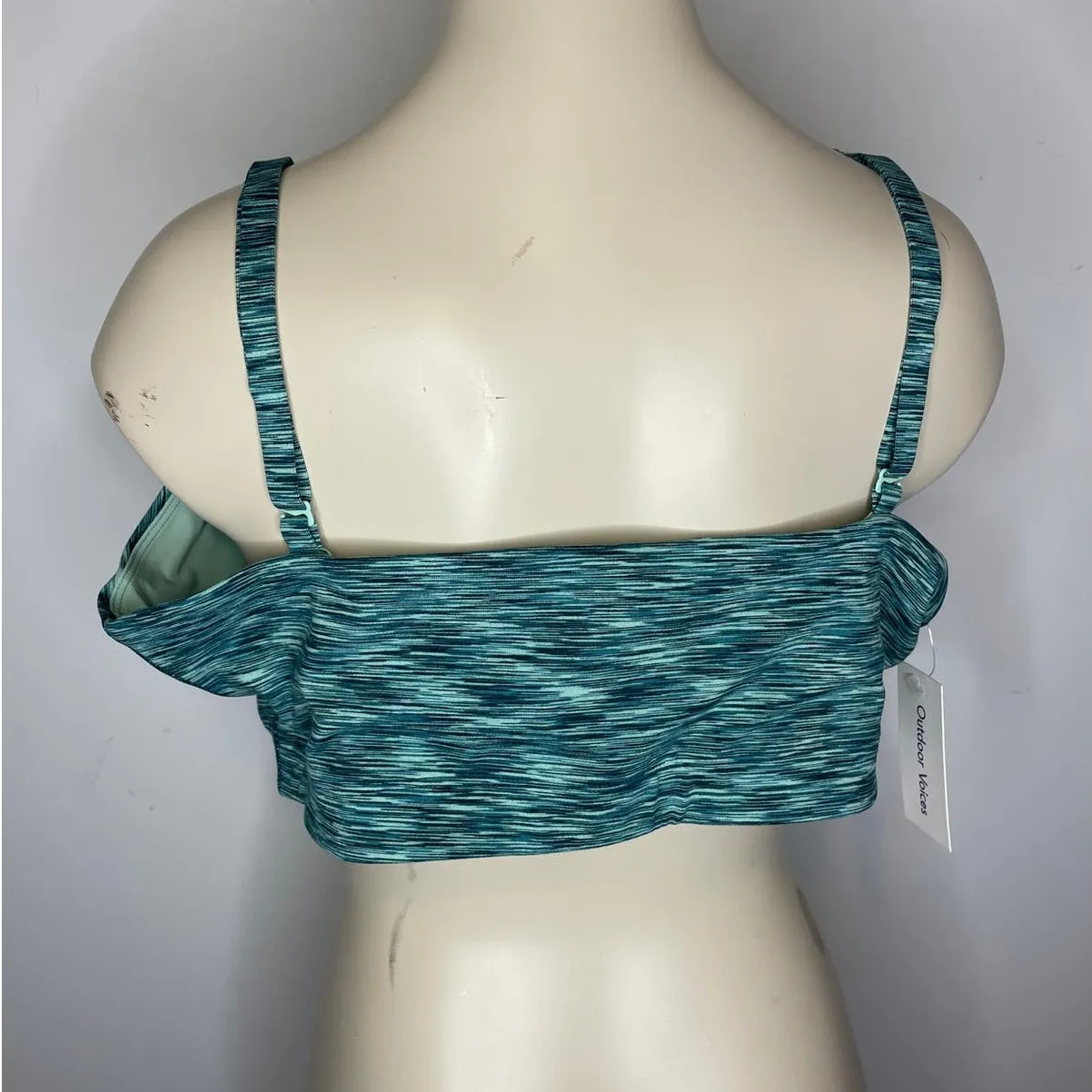 Outdoor Voices Womens Size XXXL Flow Athletic Bralette Patina Mix Athleisure NWT - Image 4