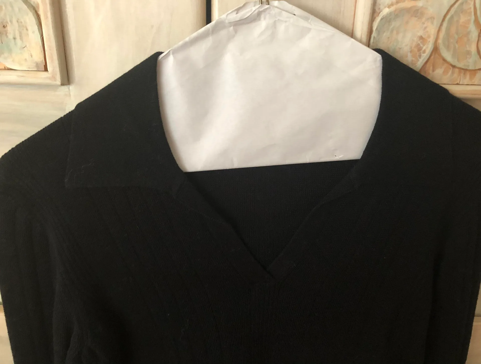 Black Vneck Longsleeve - Image 3