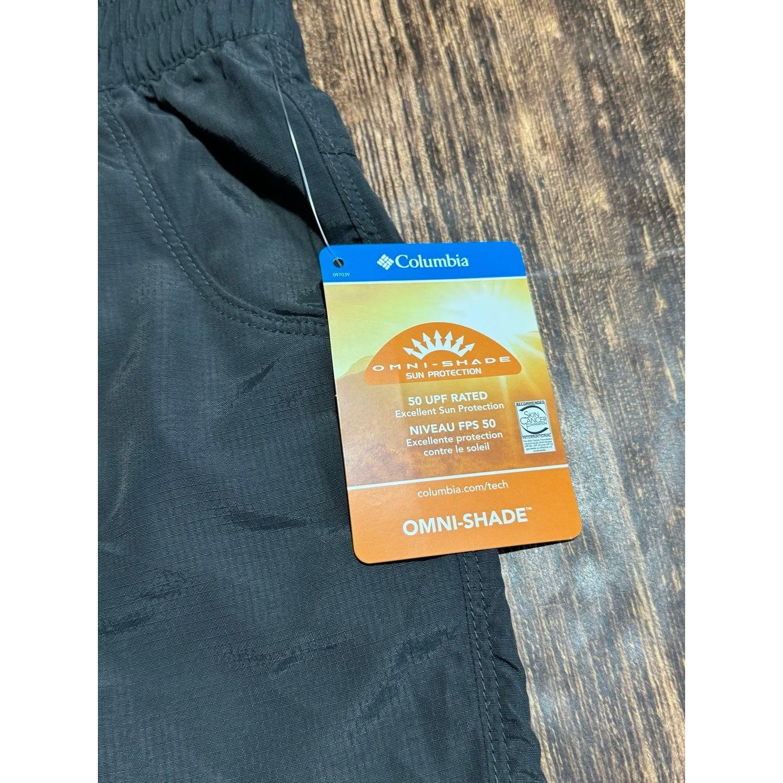 Columbia Medium 4’ Kestrel Trail Pull on Gray Shorts NEW - Image 2