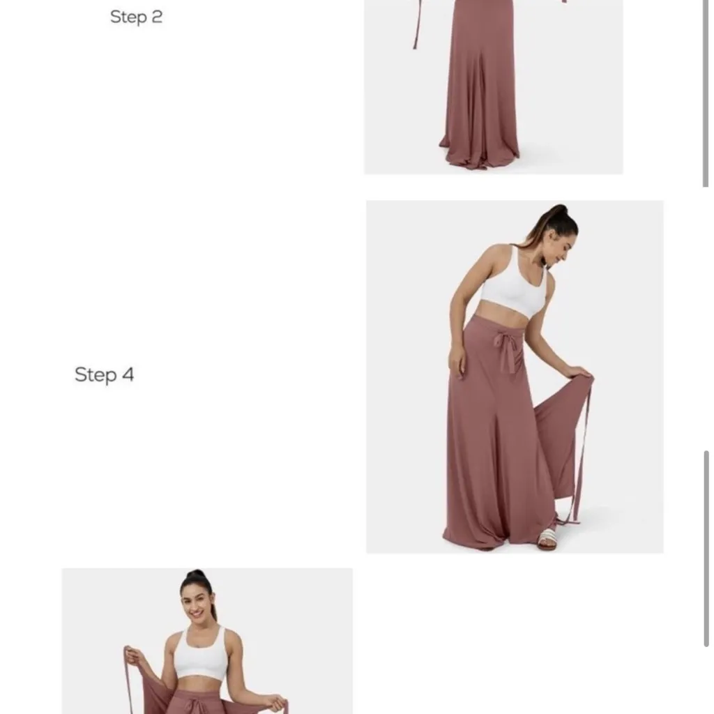 HALARA 2 Ways To Wear Onesie Jumpsuit + High Waist Palazzo Pants Split Hem Teal - Image 11