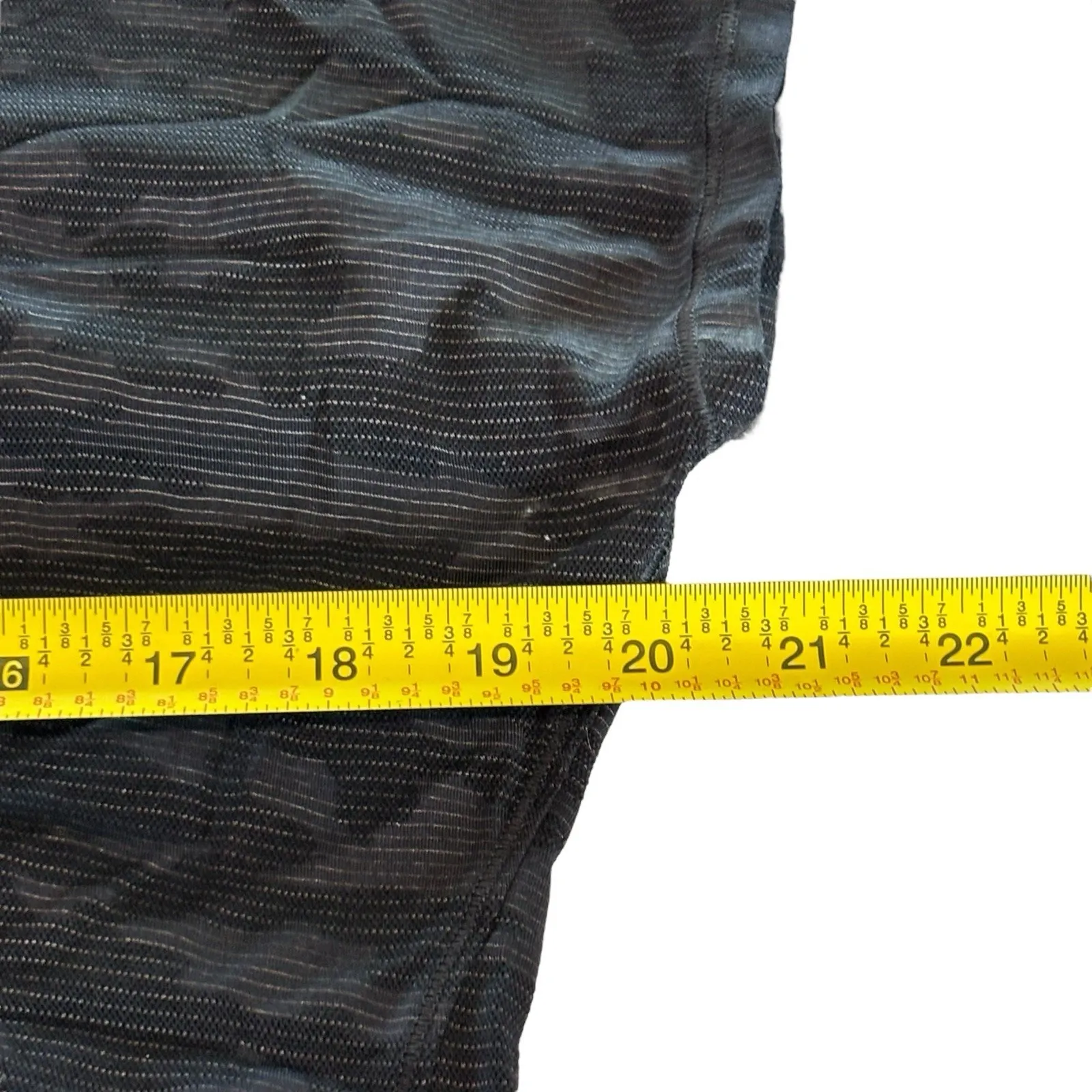 Lululemon miles ahead short sleeve tee athletic top No Tag Dark Gray Camo - Image 5