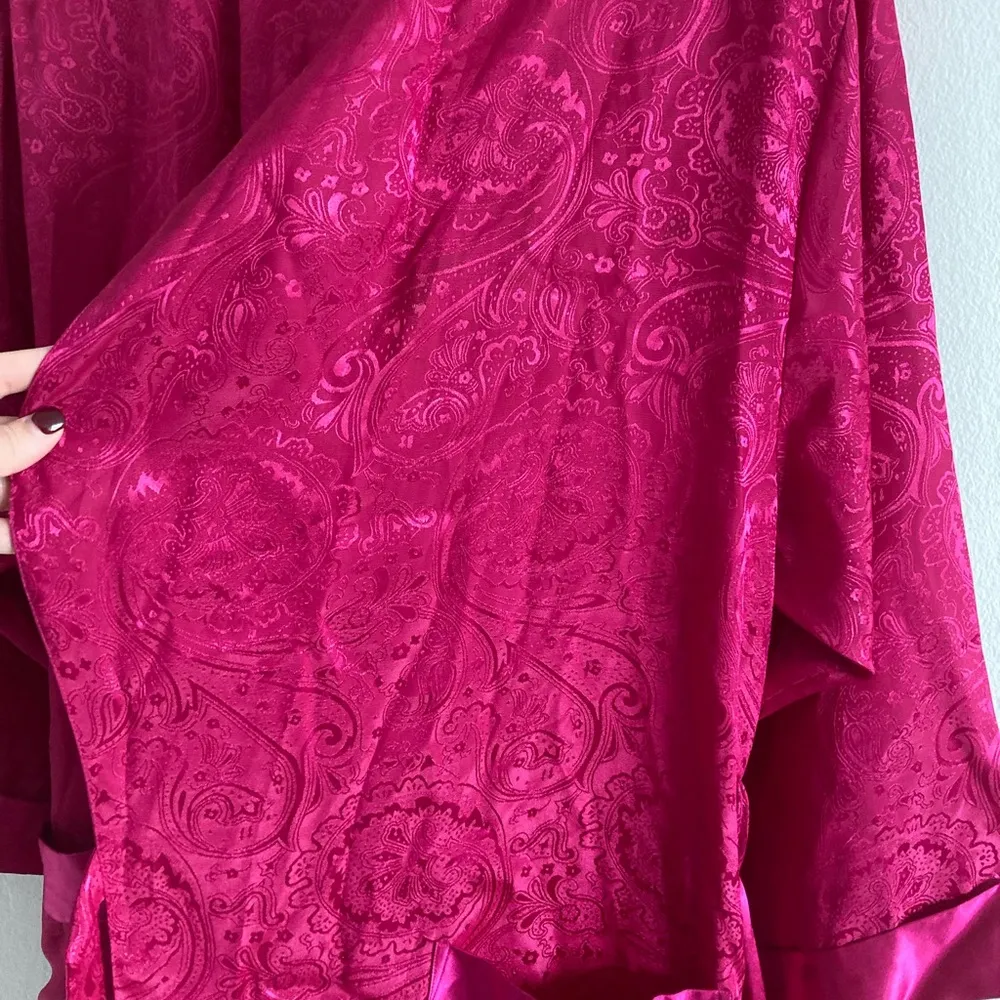 Victoria Secret Vintage Gold Label Pink Robe - Image 5
