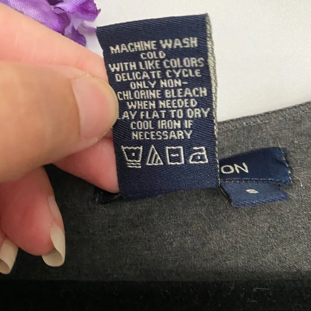 Max Edition Gray ruffled layers v-neck long sleeve - Image 5