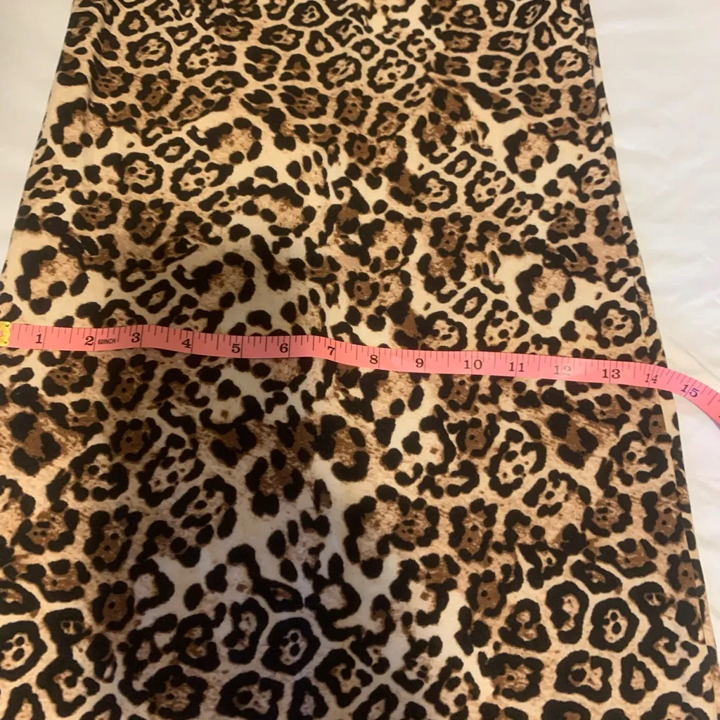 Source Unknown Leopard Print ‎ Dress Brown Size M - Image 7