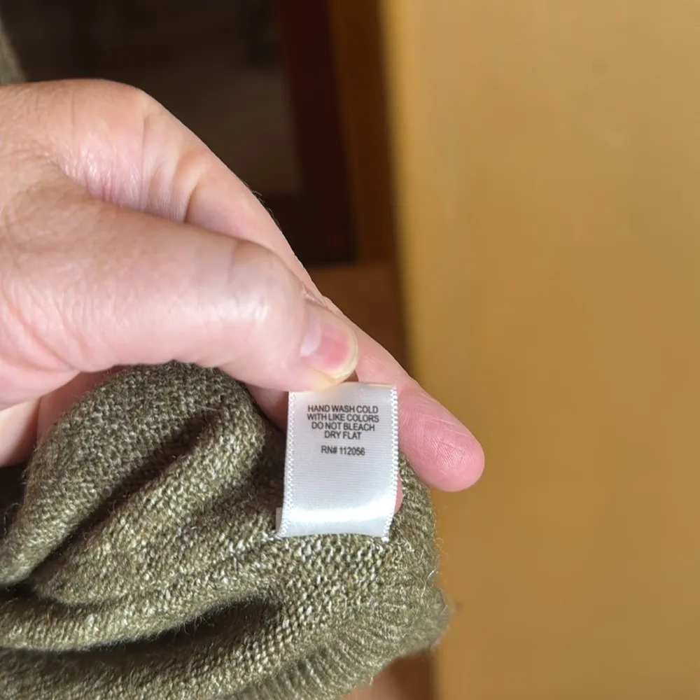 ZENANA HIGH-LOW HEM DROP SHOULDER SWEATER OLIVE GREEN SIZE 1X OVERSIZED - Image 5