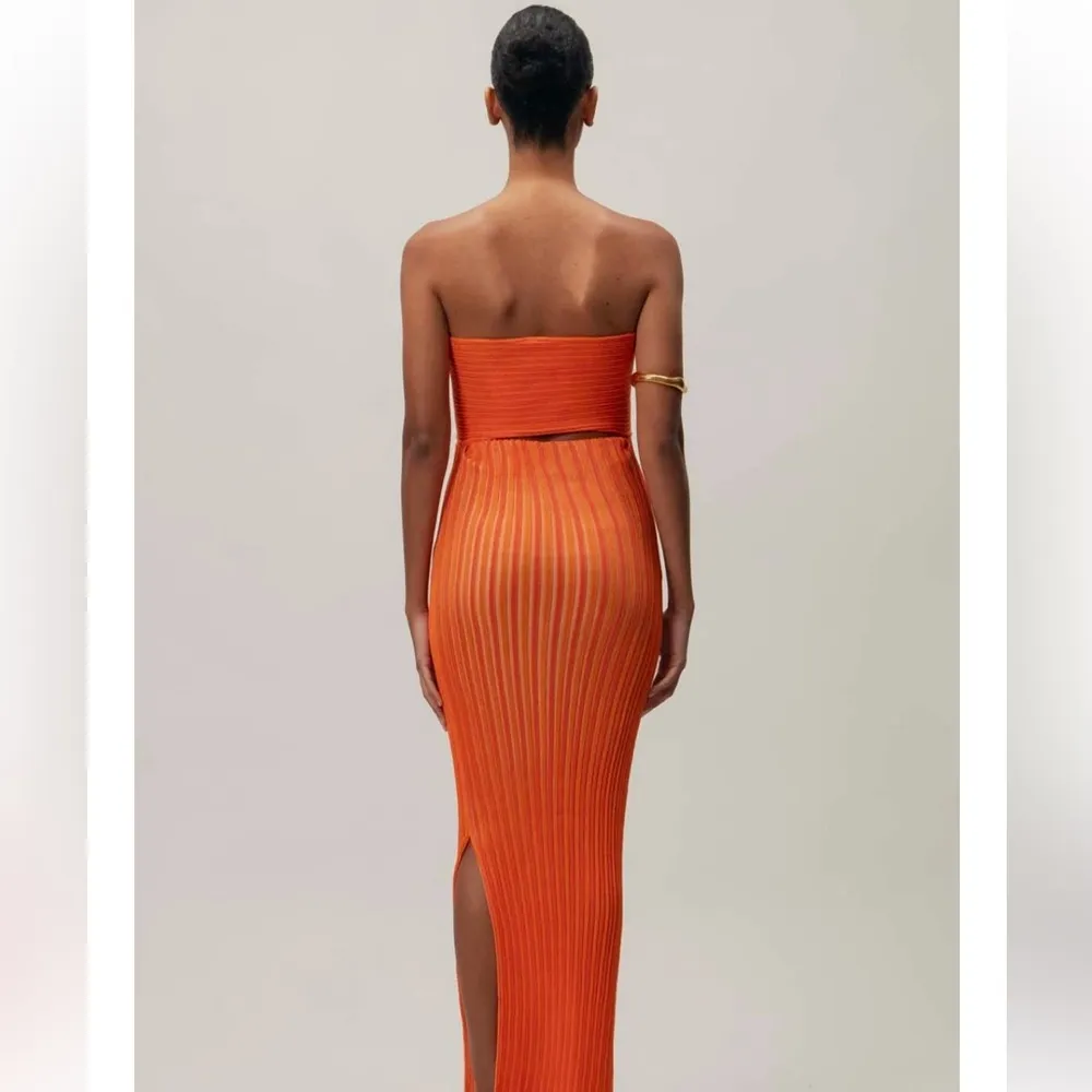 Baobab Jayne Maxi Dress Orange - Image 3