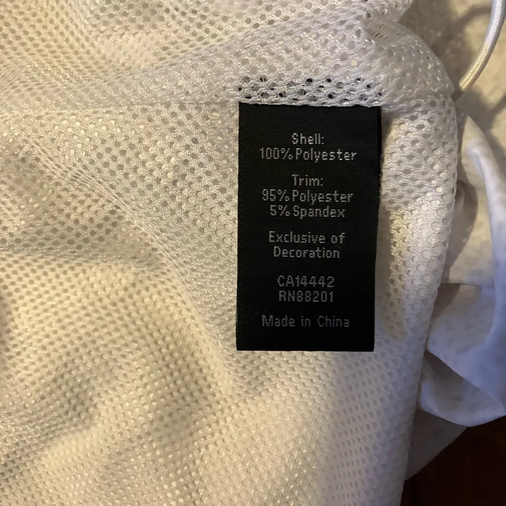 Mondetta White Gray Athletic Fullzip Workout Running Jacket Womens Size S - Image 8