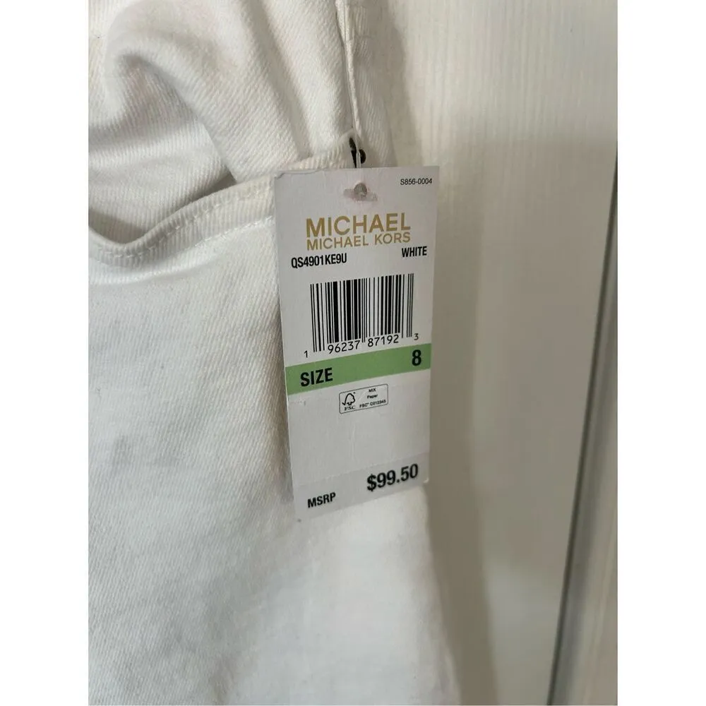 Michael Kors white jeans skinny size 8 - Image 3