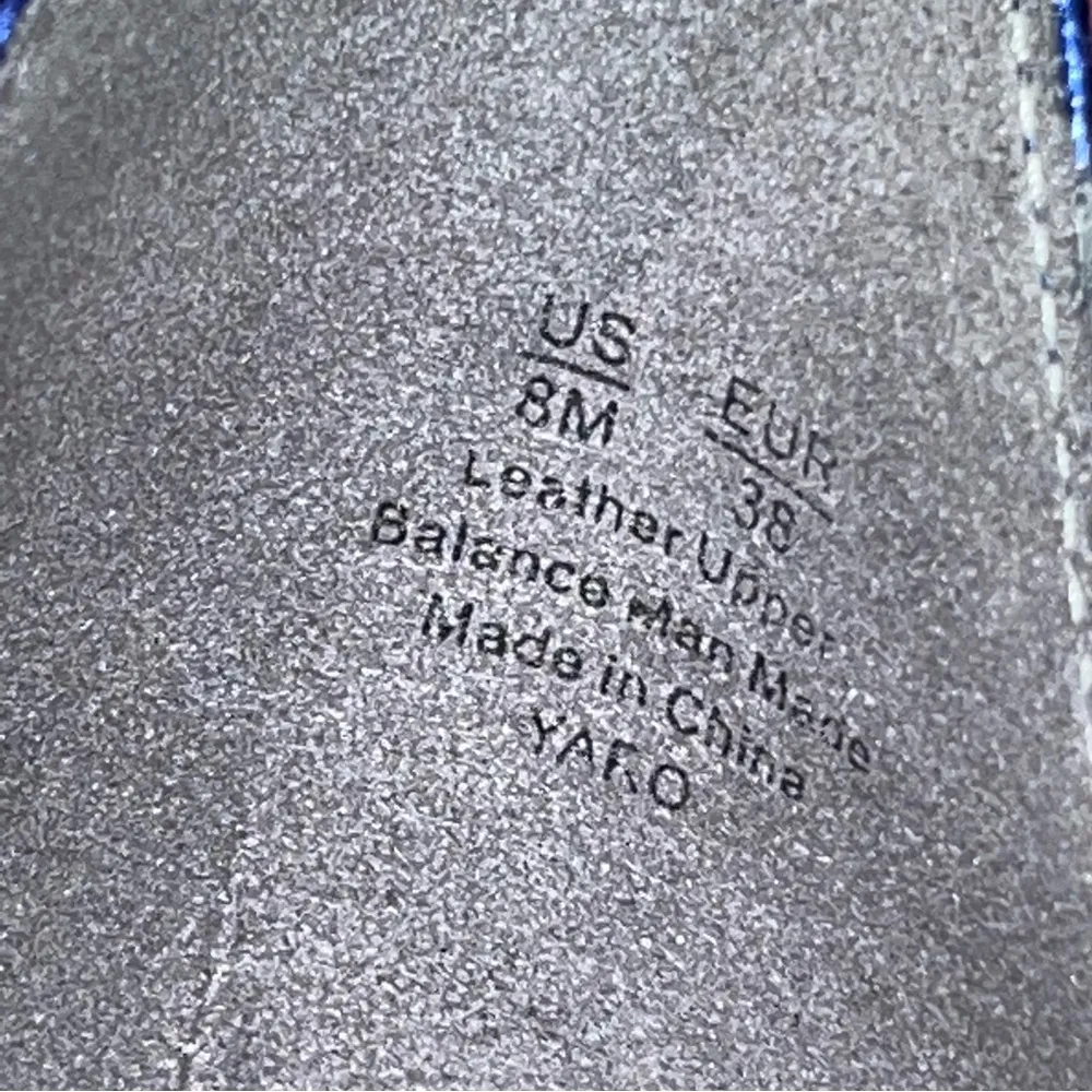 Sam Edelman  Violet Royal Blue Metallic Block Heel Sandals - Image 8