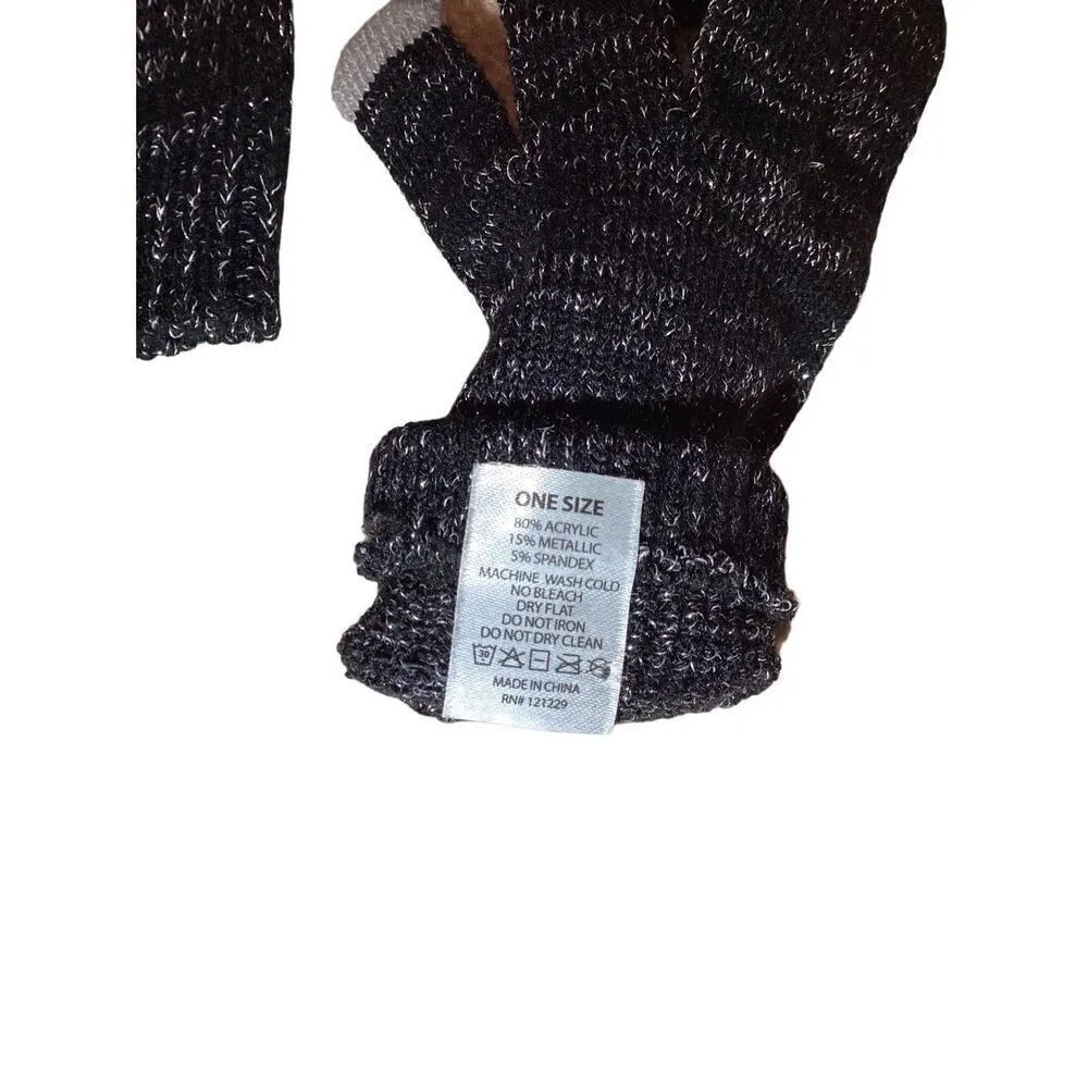 Sag Harbor Hat And Phone Compatible Gloves Set Beanie - Image 4
