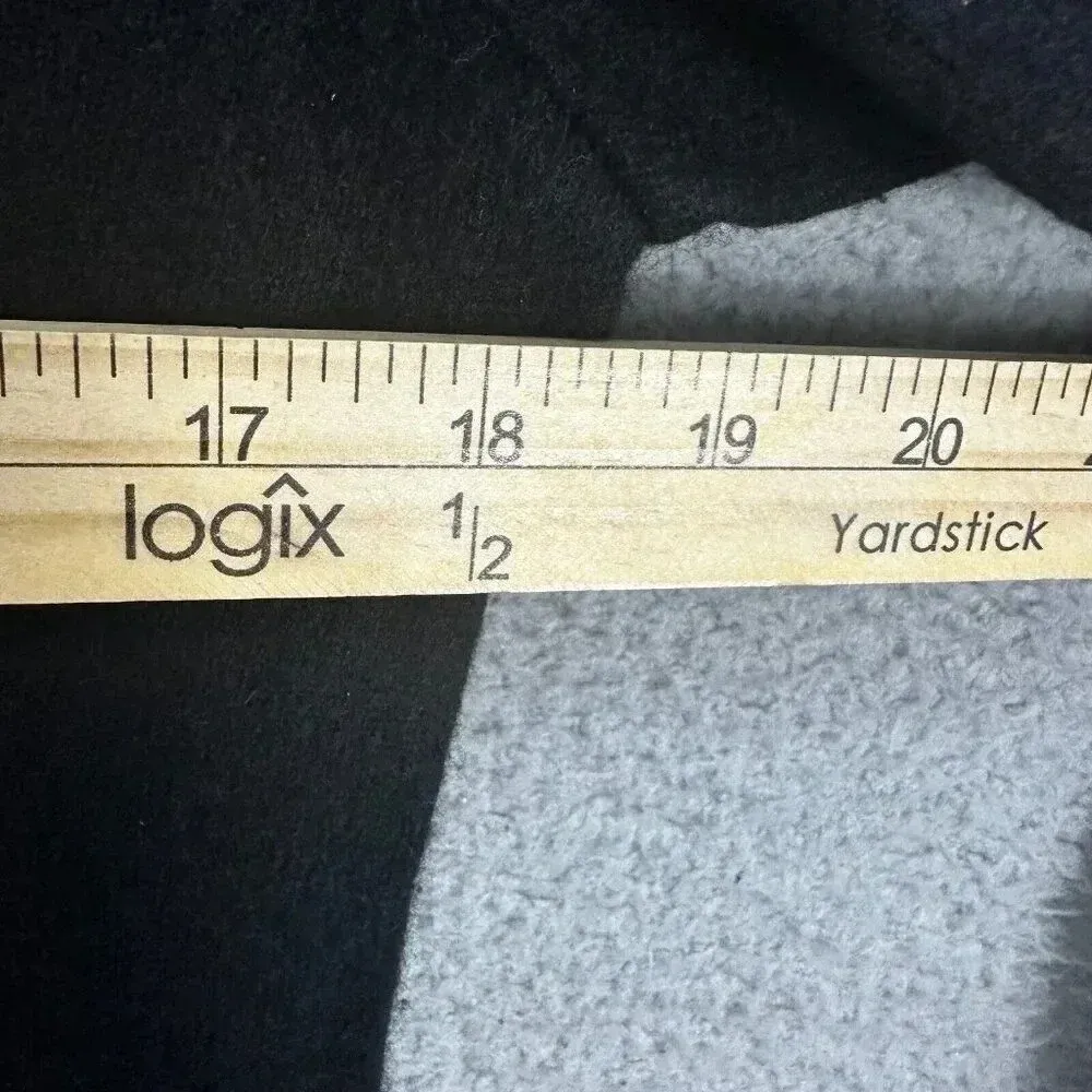 Neiman Marcus cashmere sweater womens large‎ black turtleneck minimalist basic - Image 3