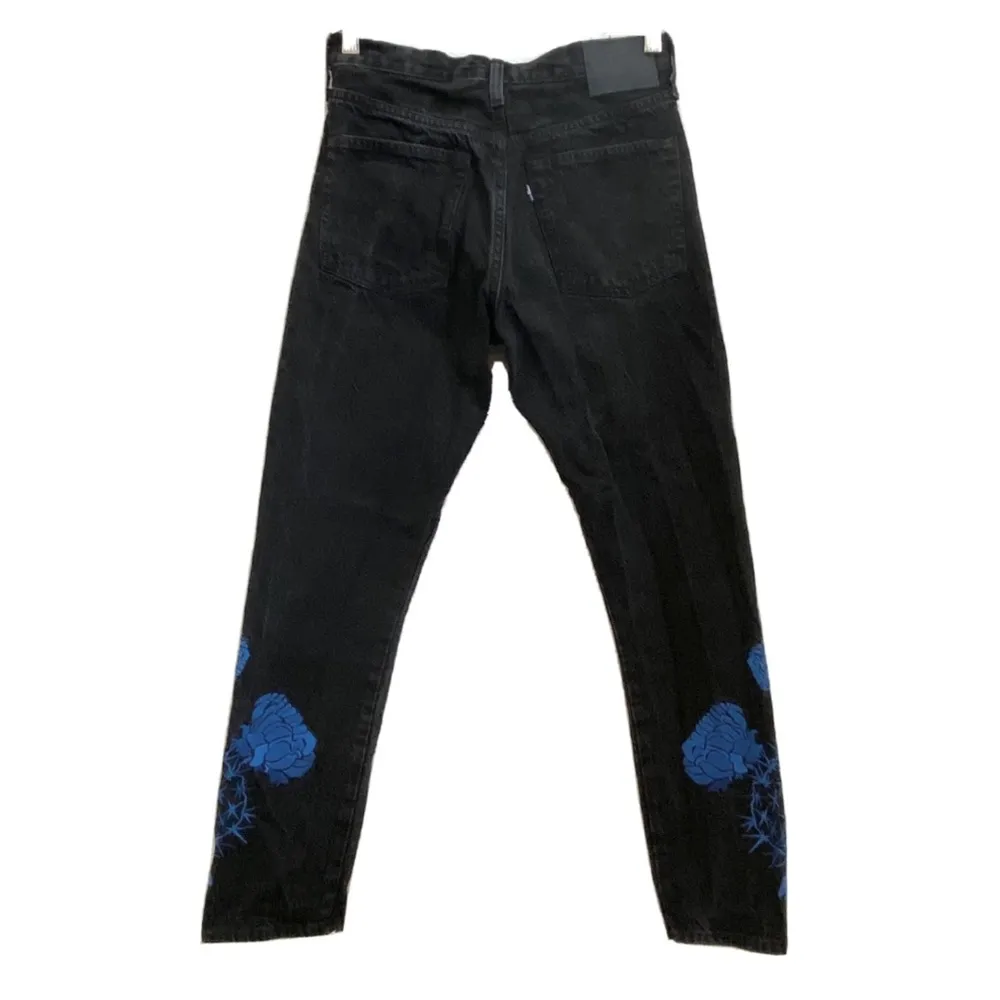 Levi’s Made Crafted 501 Embroidered Skinny Jeans - Image 5