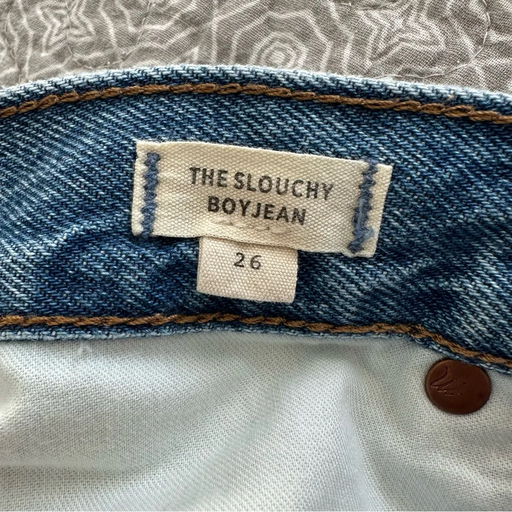 Madewell The Slouchy Boy Jean Straight Leg Relaxed Denim Jeans Size 26 - Image 8