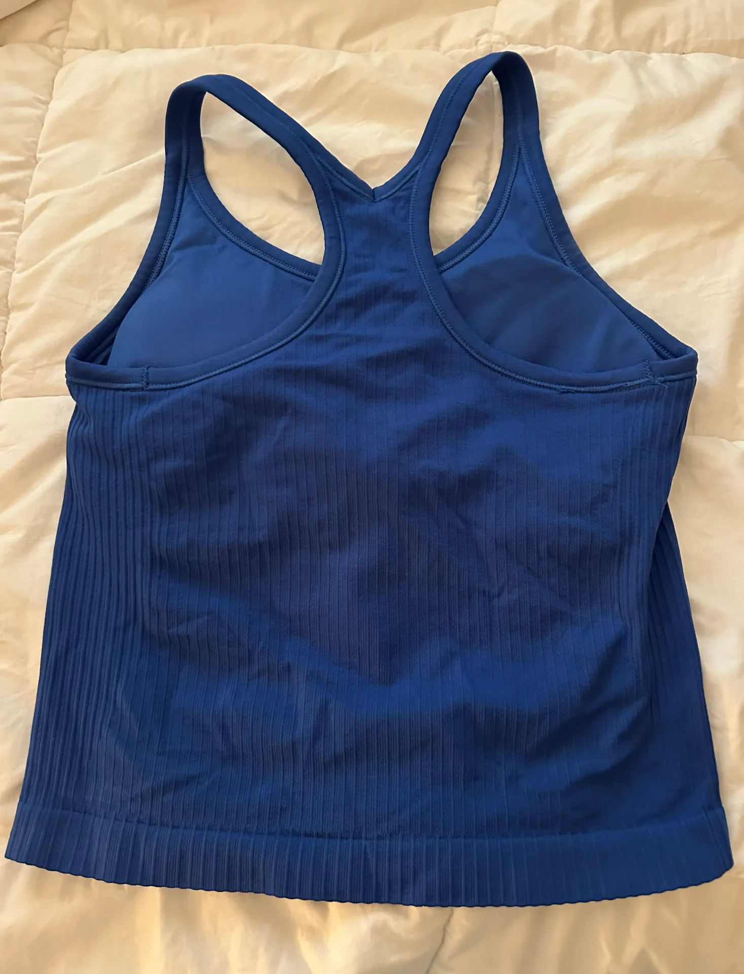 SheIn Blue Workout Tank - Image 3