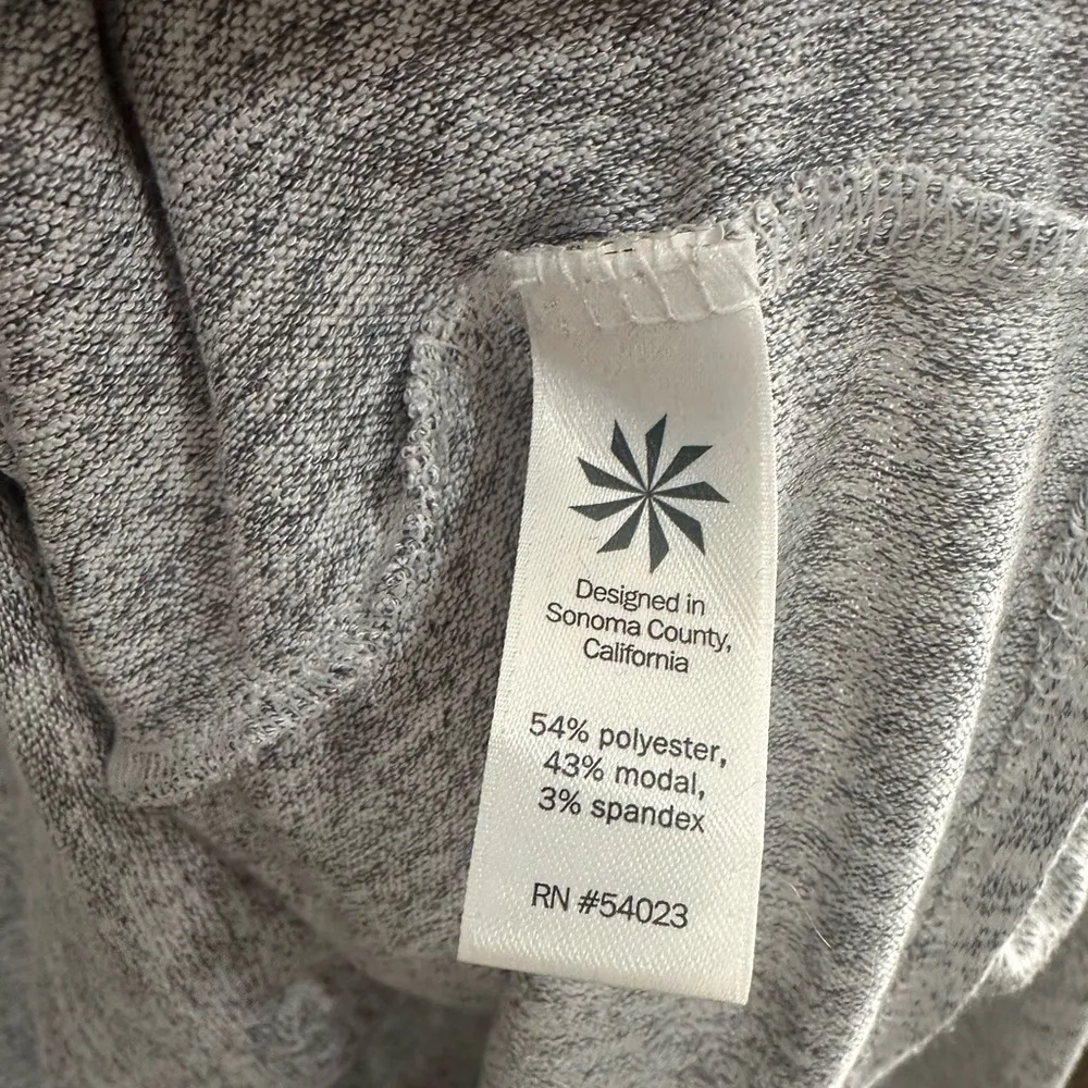 Athleta oversized grey blend tunic workout top yoga activewear XL - Image 3