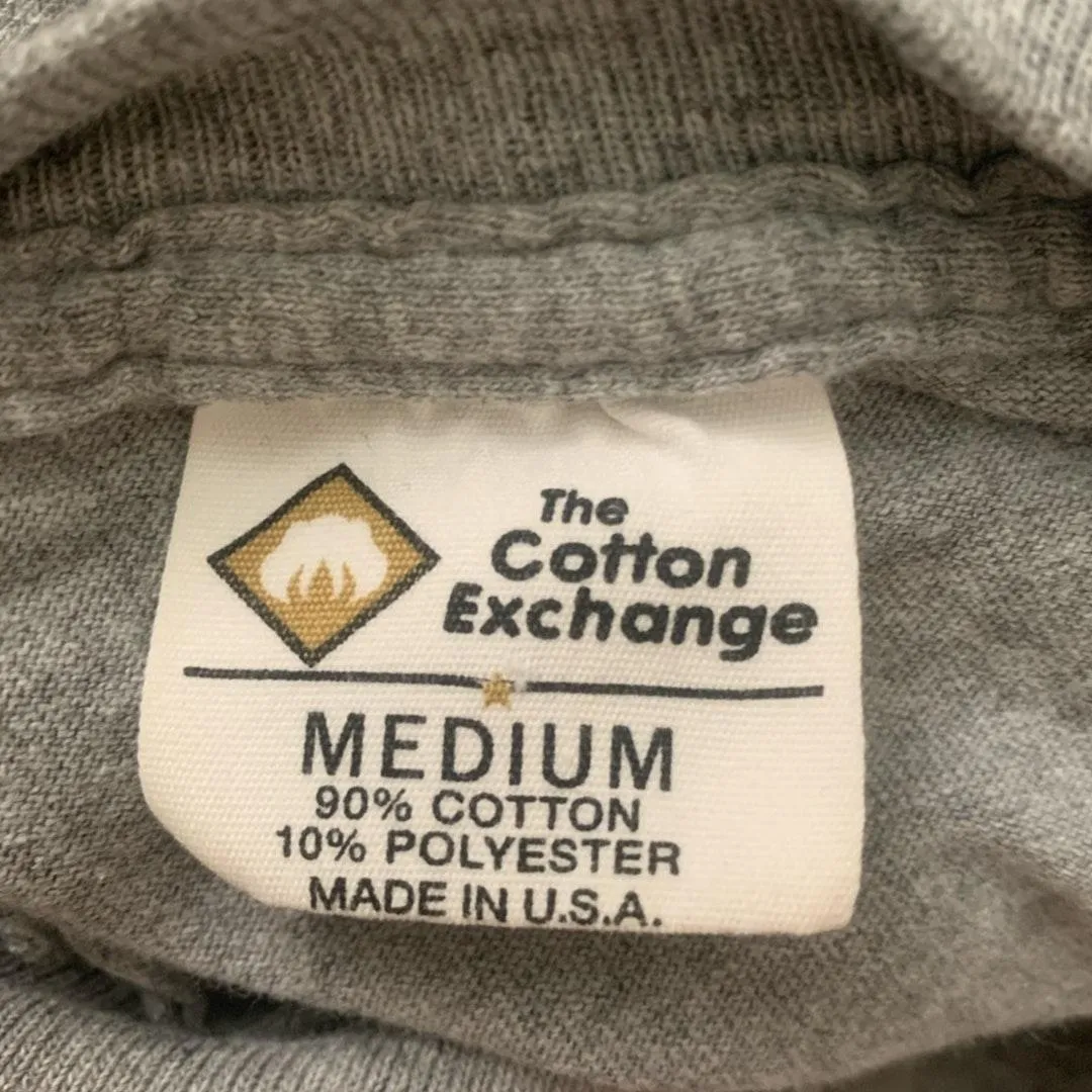 WVU West Virginia University Long sleeve mock neck Gray Size M - Image 4