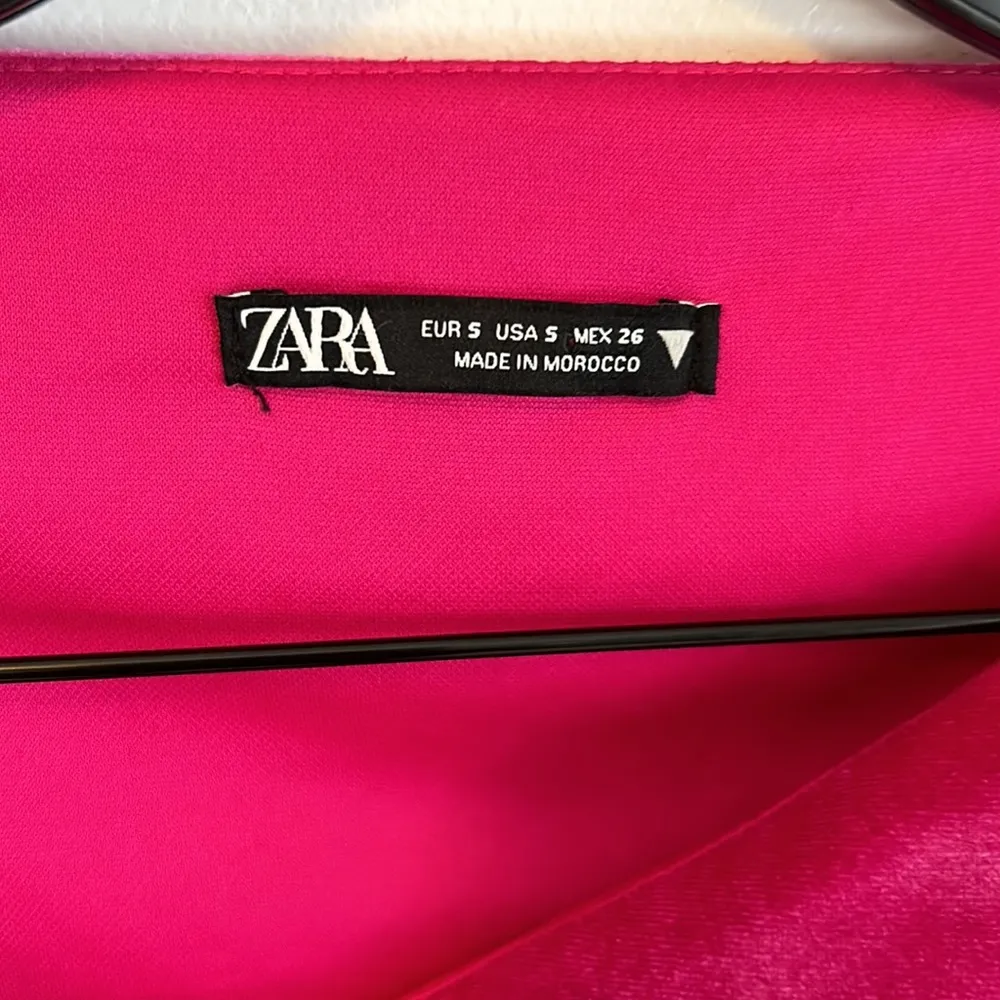 Zara Pink Velvet Bodysuit - Image 6