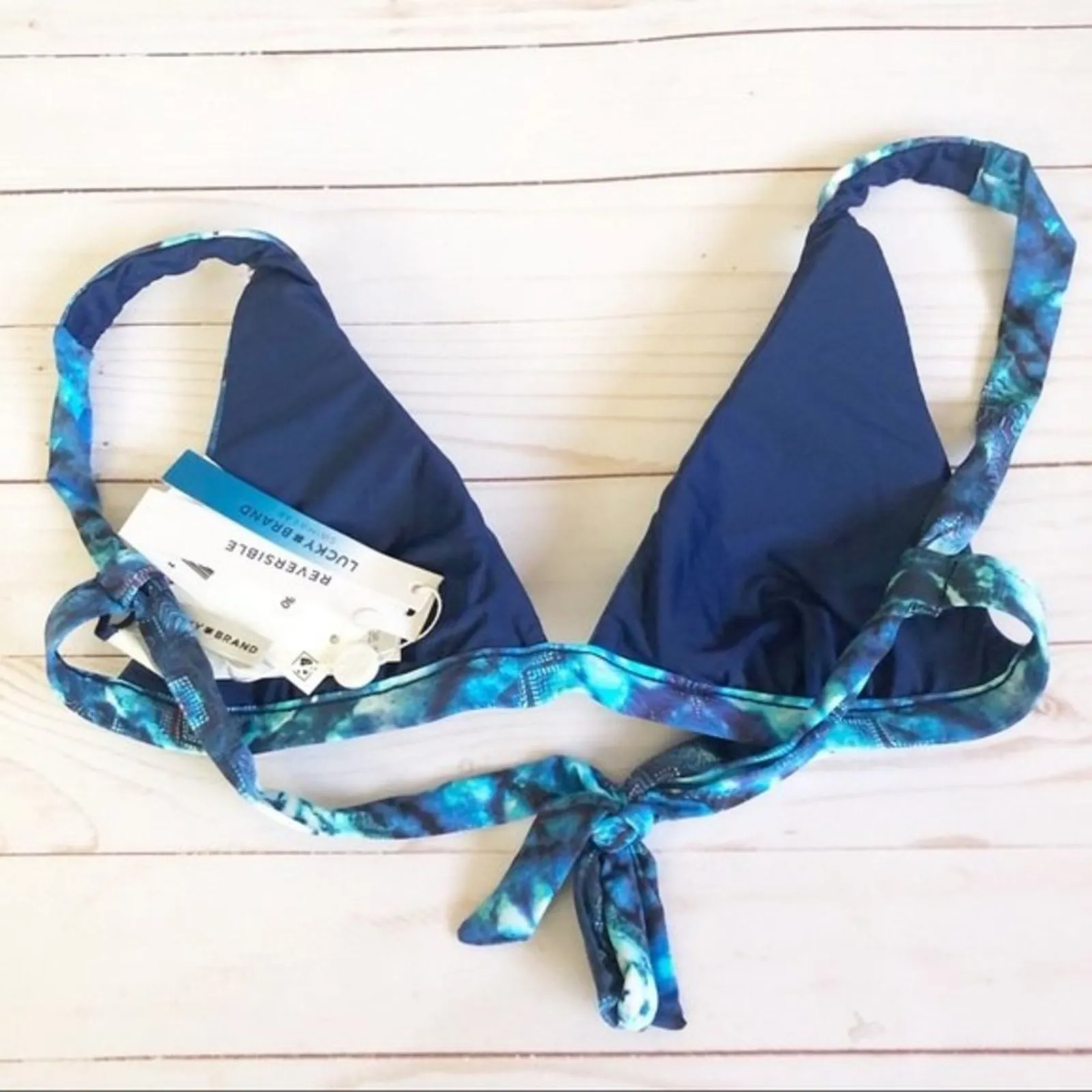Lucky‎ Brand High Vibes Reversible Bikini Top NWT - Image 6