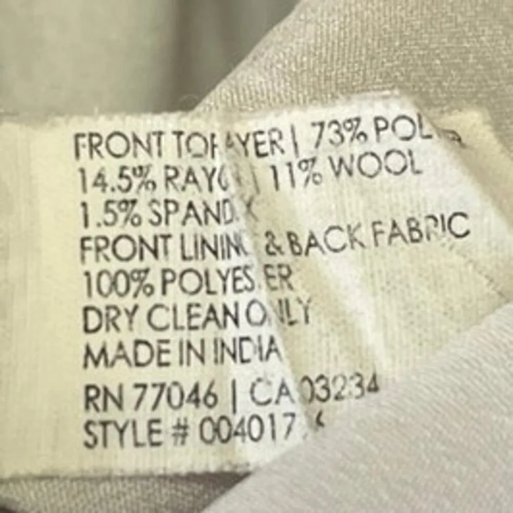 Club Monaco Black White Wool Polka Dot Sleeveless Blouse Tank Top Size XS - Image 5