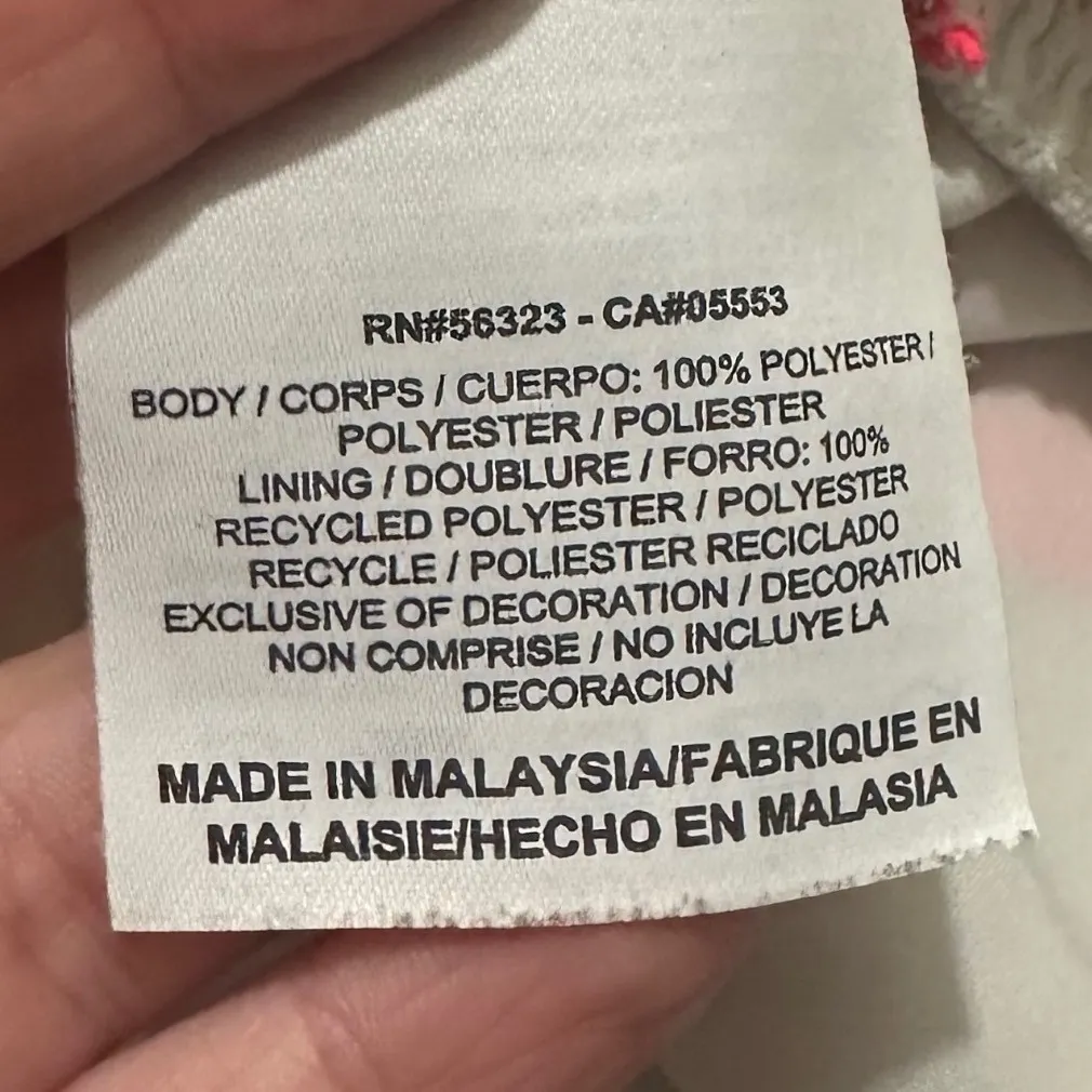 NIKE | Women's Dri-Fit White Purple Neon Pink Trim Athletic Running Shorts, S - Image 4