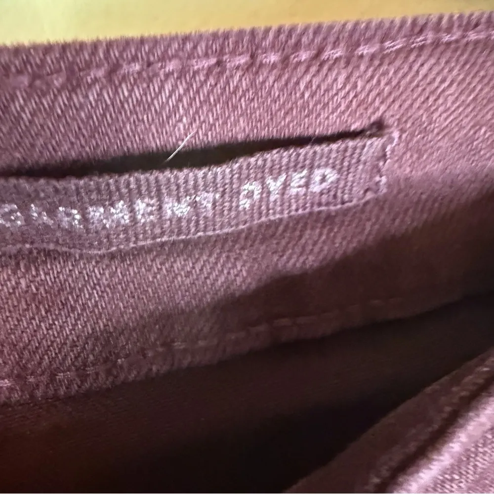 Judy Blue Tummy Control Oxblood High Rise Wide Leg Crop‎ Jeans Plus Size 18 W - Image 3